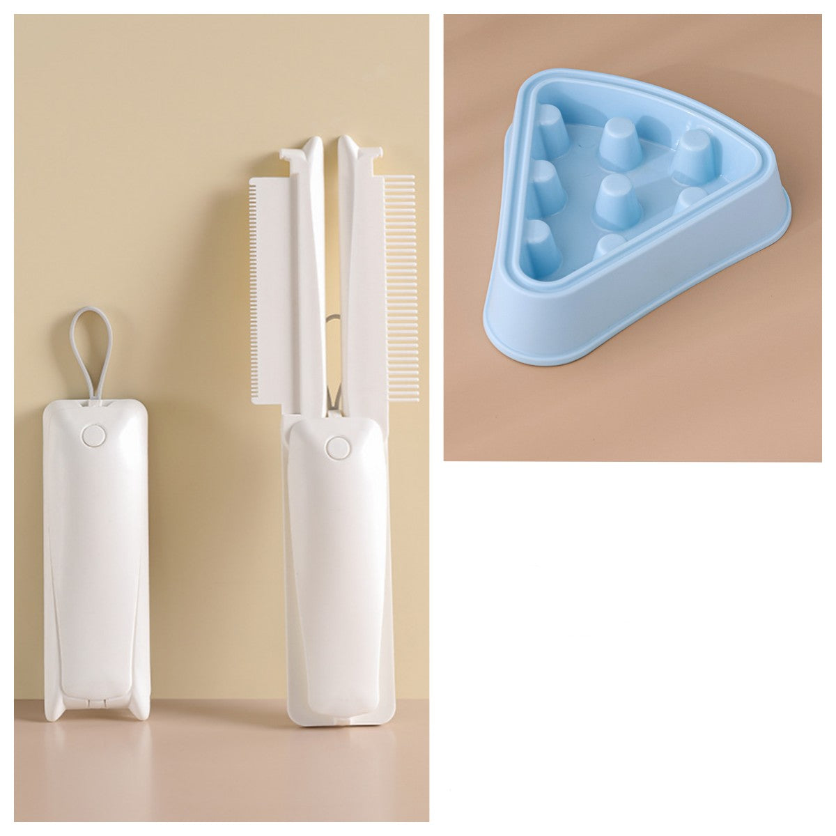 Spazzola per la Rimozione dei Peli – Massaggio e Toelettatura Cani e Gatti – PeloFelice™